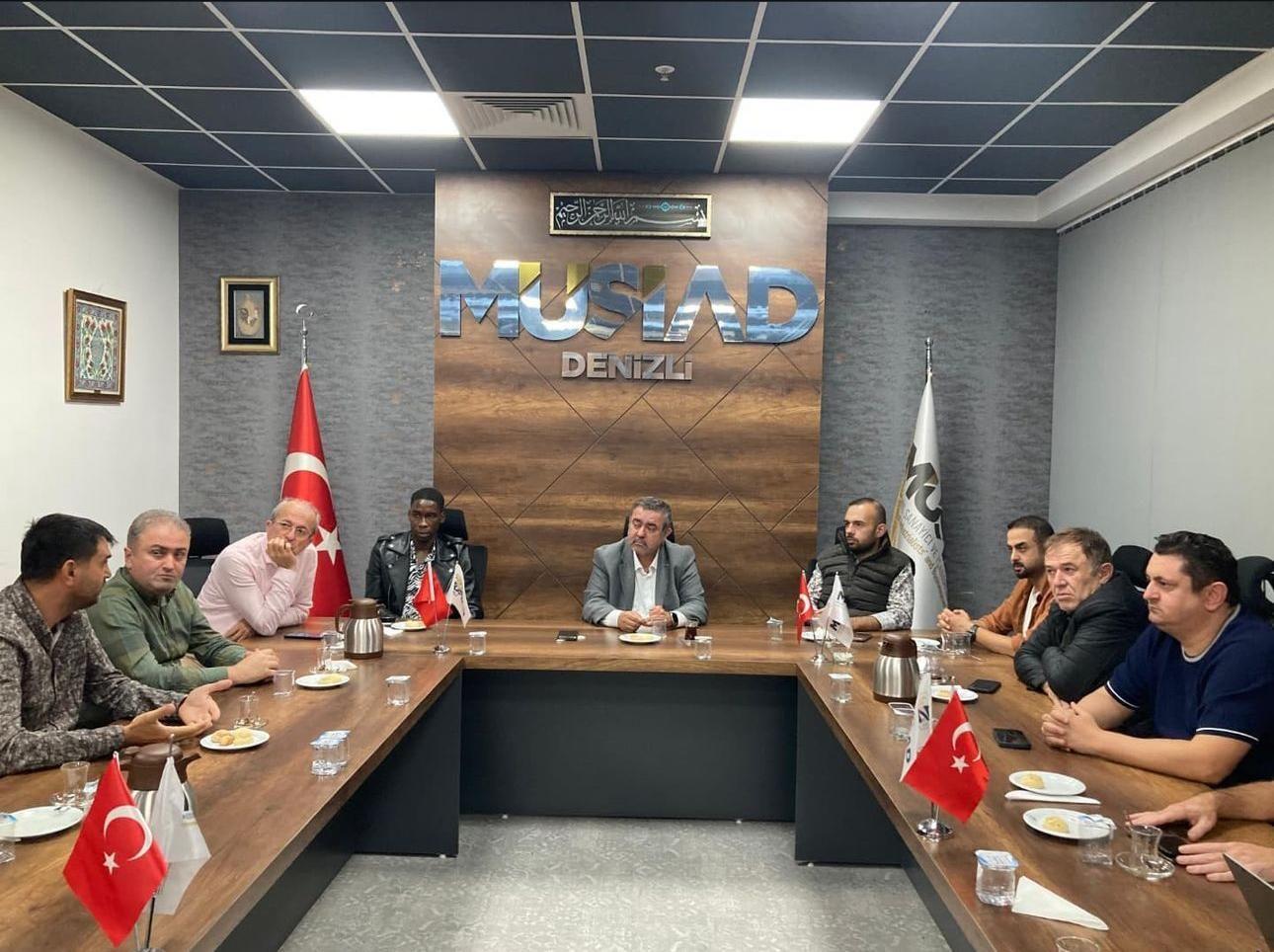 SESSION DE TRAVAIL AVEC LE PRÉSIDENT DE MUSIAD DENIZLI ET SES MEMBRES